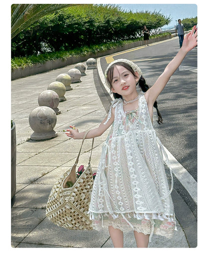 Western Style Suspender Dress