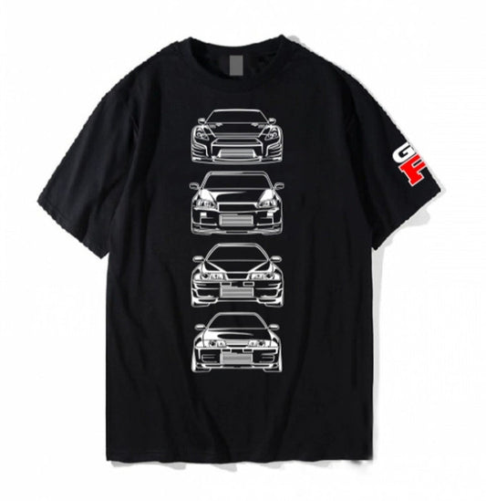 Japanese Style Nissan Modified Car T-shirt