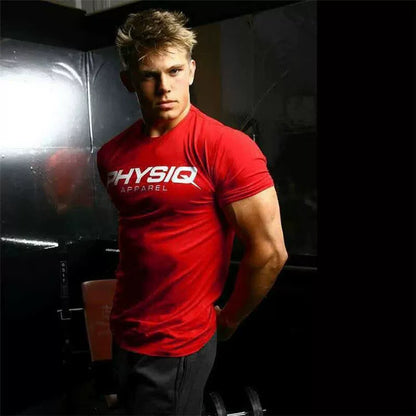 Muscle Running Exercise Short Sleeve T-Shirt
