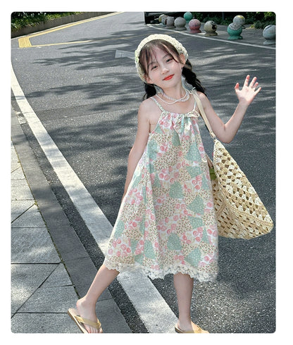 Western Style Suspender Dress