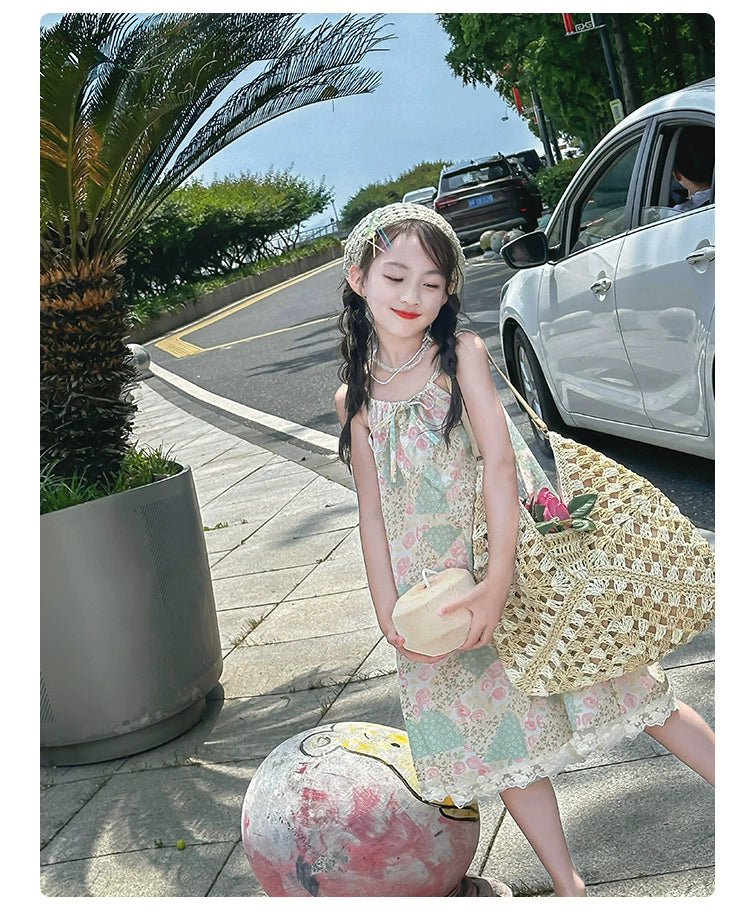 Western Style Suspender Dress