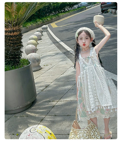Western Style Suspender Dress