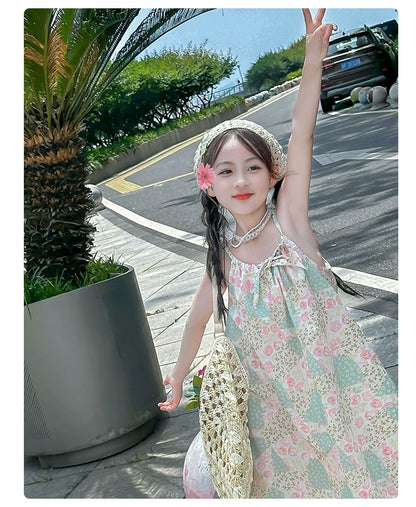 Western Style Suspender Dress