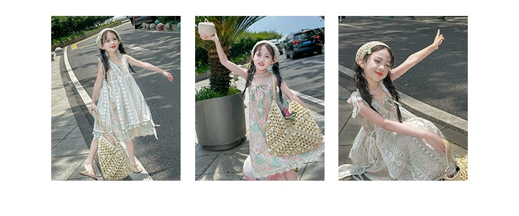 Western Style Suspender Dress