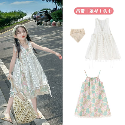 Western Style Suspender Dress