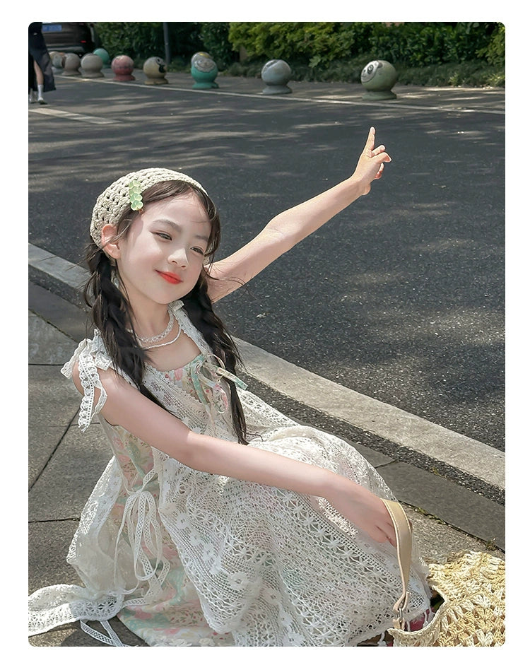 Western Style Suspender Dress
