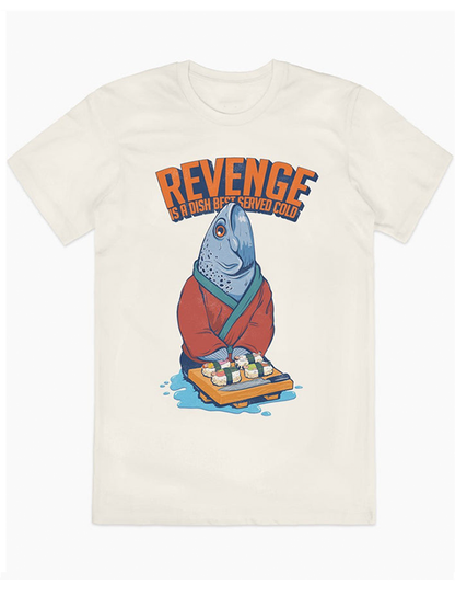 Simple Retro Sushi American Streetwear Youth Tee