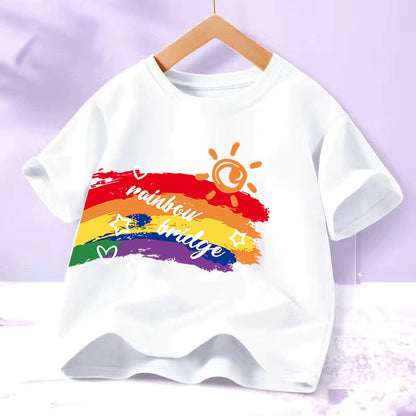 Girl Short Sleeve T-Shirts Pure Cotton
