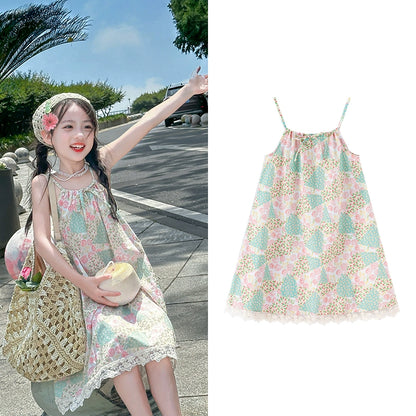Western Style Suspender Dress