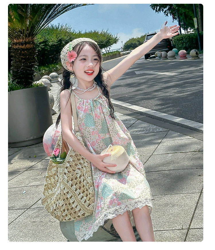 Western Style Suspender Dress