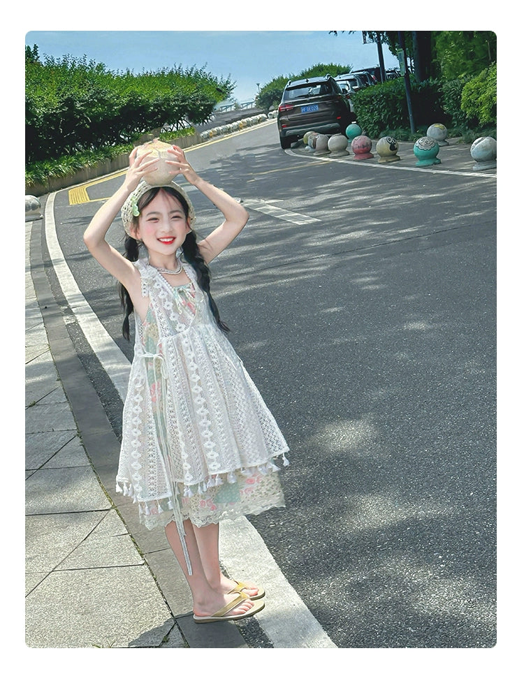 Western Style Suspender Dress