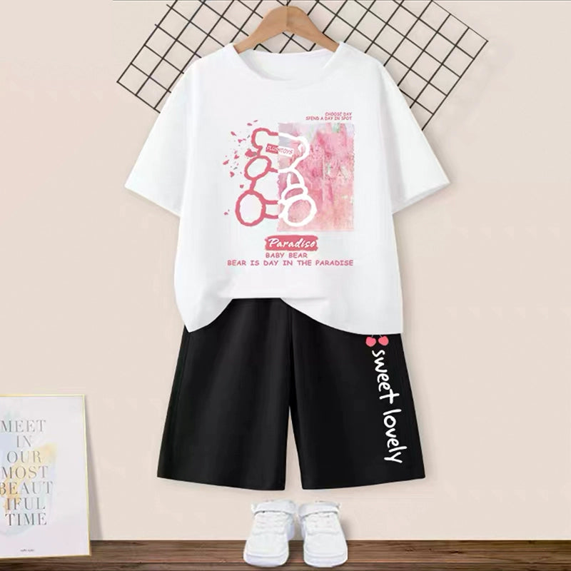 Girl Sports Short Sleeve Sets