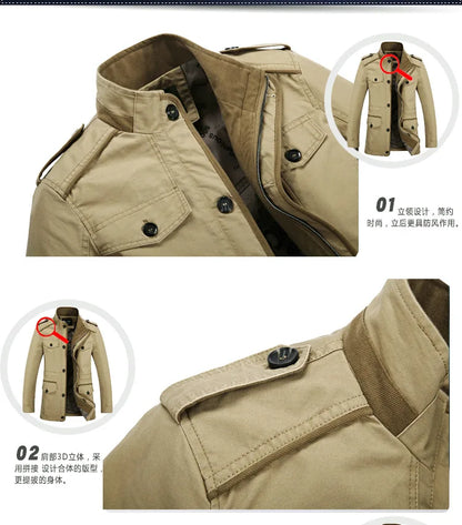 Men’s Cotton Trench Coat