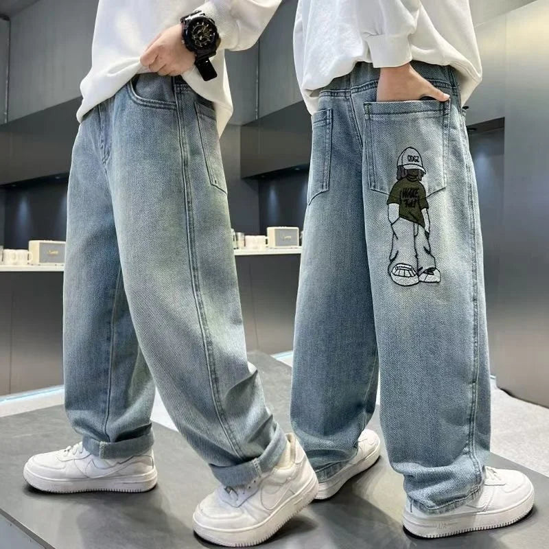 Denim Trousers Jeans Teenager