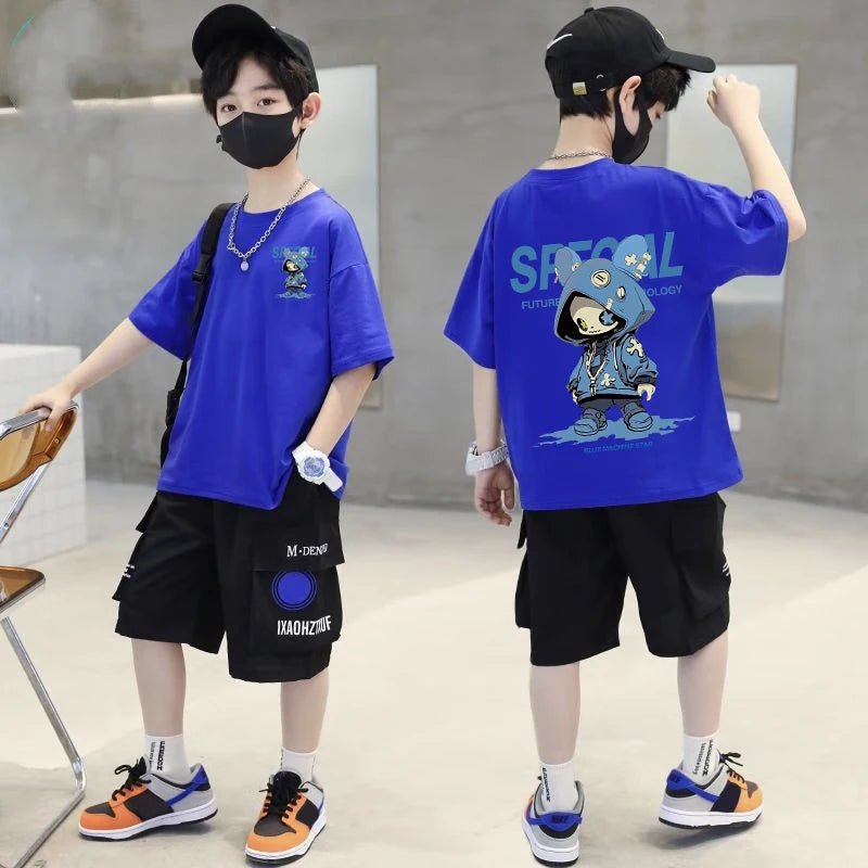 Boys T Shirts Girls Short Sleeve Cotton