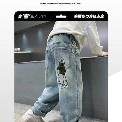 Denim Trousers Jeans Teenager