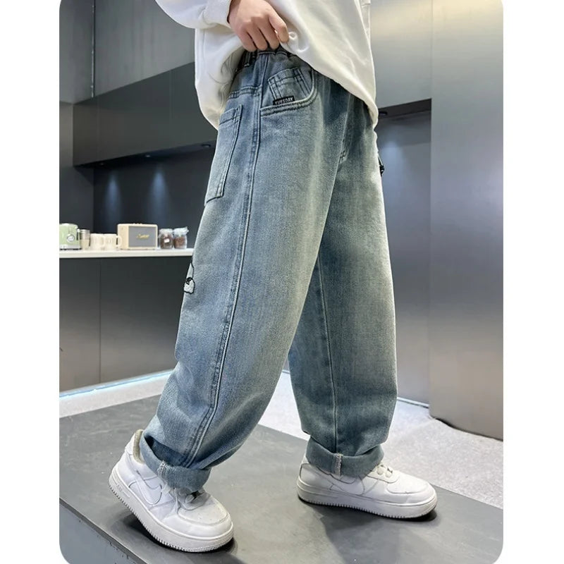 Denim Trousers Jeans Teenager