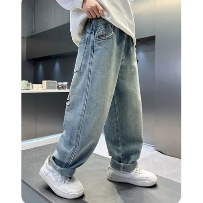Denim Trousers Jeans Teenager