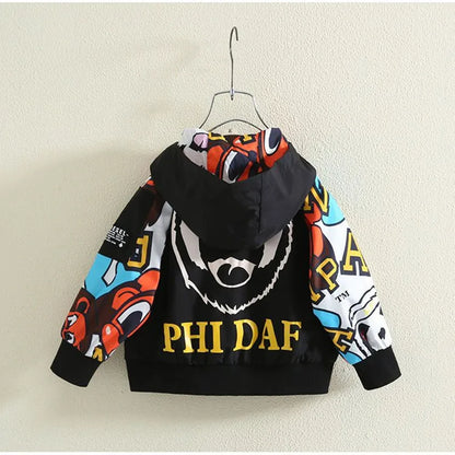 PhiDaf Hooded Windbreaker
