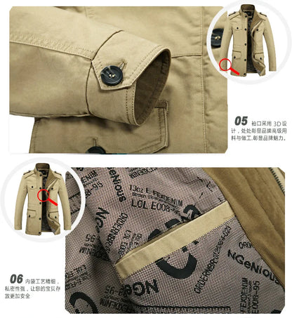 Men’s Cotton Trench Coat