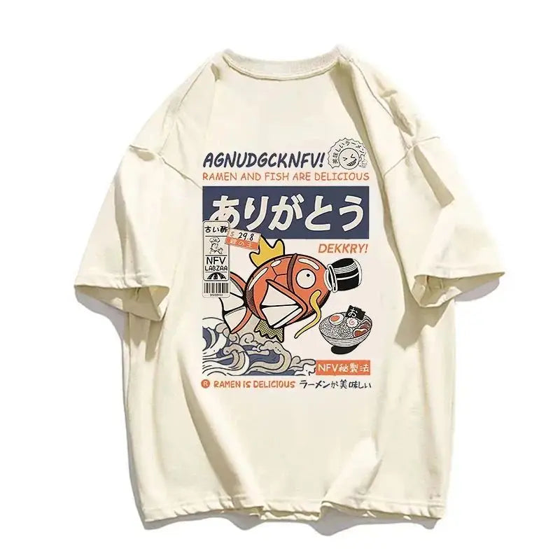 Cartoon Comic Loose Fit Cotton Women's T-shirt