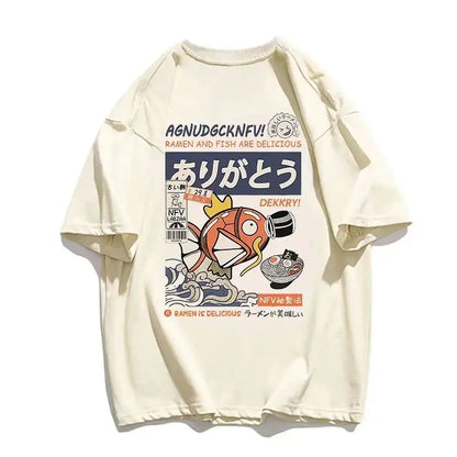 Cartoon Comic Loose Fit Cotton Women's T-shirt