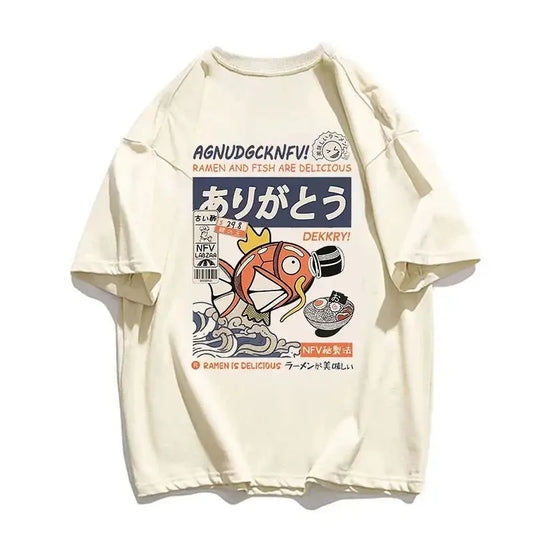 Cartoon Comic Loose Fit Cotton Women's T-shirt