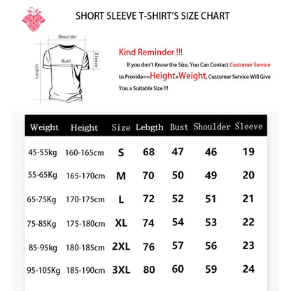 100% Cotton Cartoon Graffiti Print T-Shirt Casual