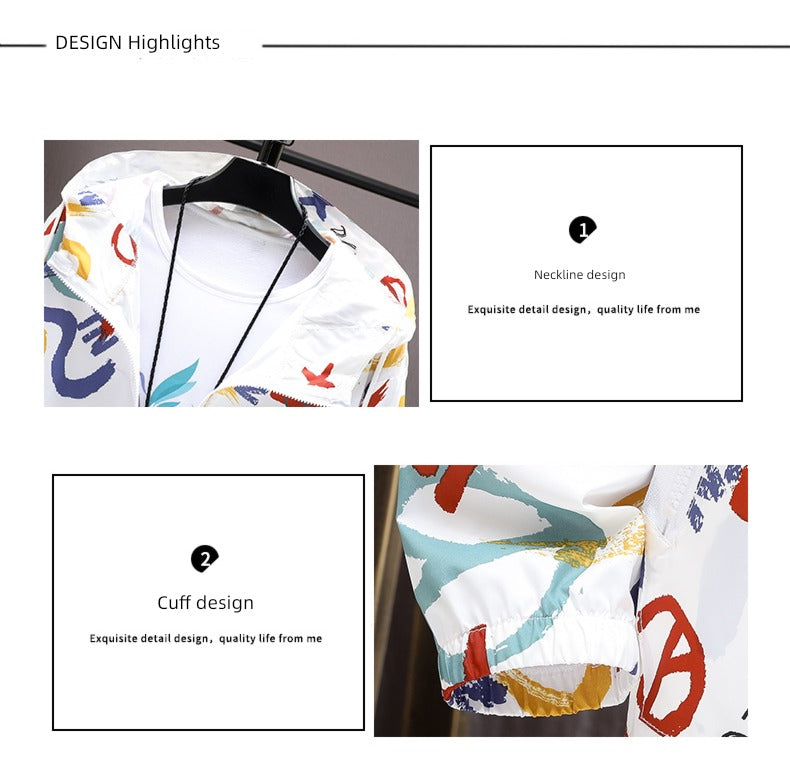 Bear Couple Ultra-Thin Breathable Ice Silk Sun Protection Shirt