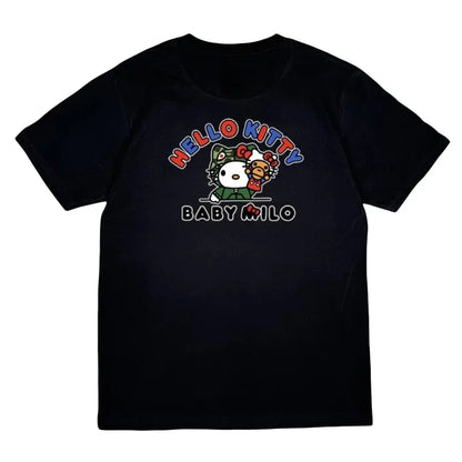 Unisex Hello Kitty Cotton Short Sleeve