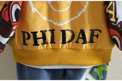PhiDaf Hooded Windbreaker