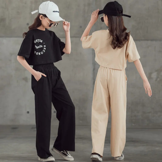 Girls Clothing 2Pcs Set Tops Pants