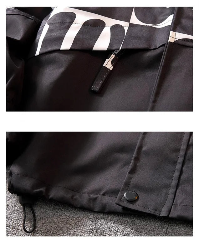 Kids Windbreaker Coat Jacket Alphabet