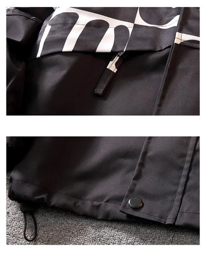 Kids Windbreaker Coat Jacket Alphabet