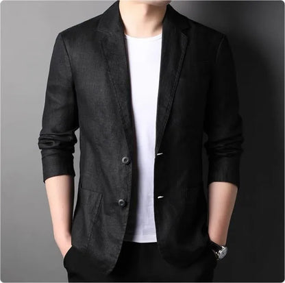 Fashion Coat Linen Blaze