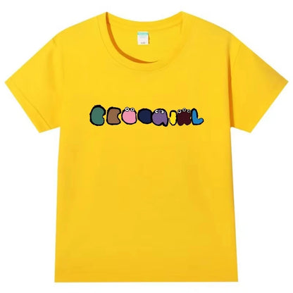 Kids Fashion O-Neck Short Sleeve Top