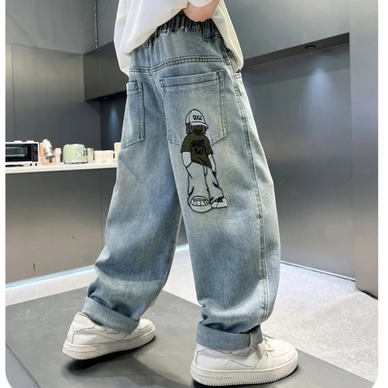 Denim Trousers Jeans Teenager