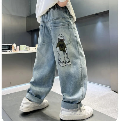 Denim Trousers Jeans Teenager