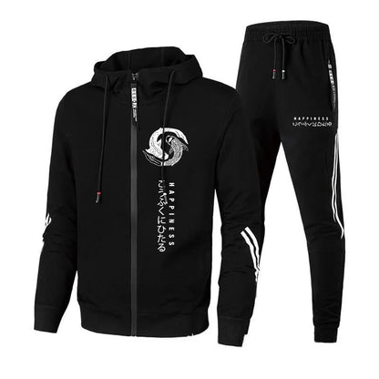 Streetwear Hoodie Sweatpants Set for Men