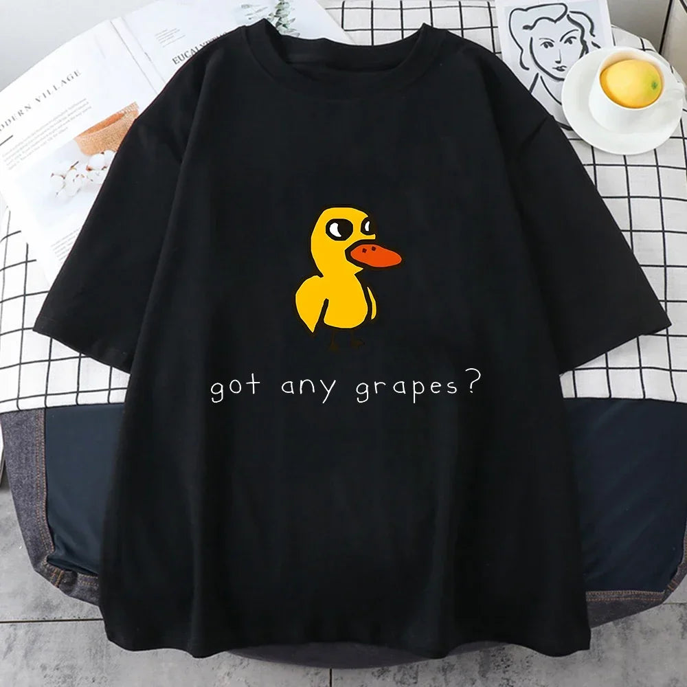 Duck Song Got Grapes Funny T-shirt Junior
