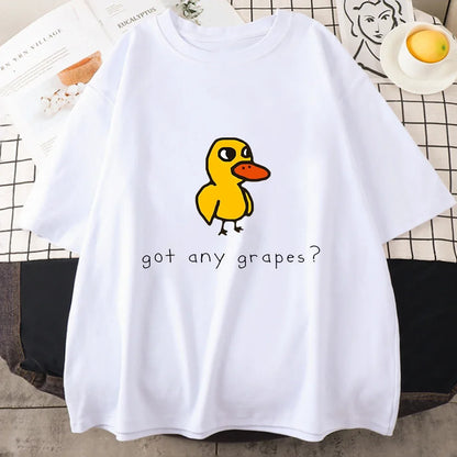 Duck Song Got Grapes Funny T-shirt Junior