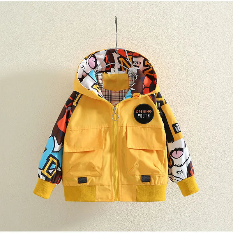 PhiDaf Hooded Windbreaker