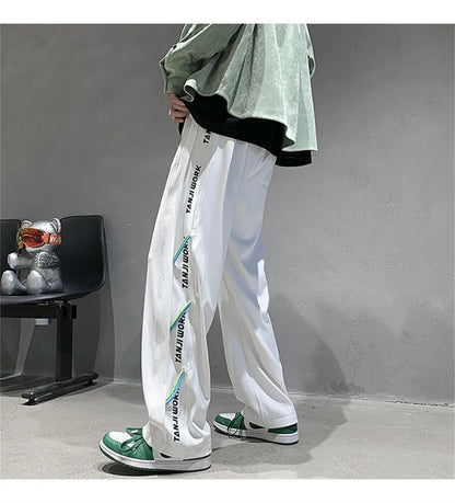 Trendy Oversized Thin Elastic Street Pants