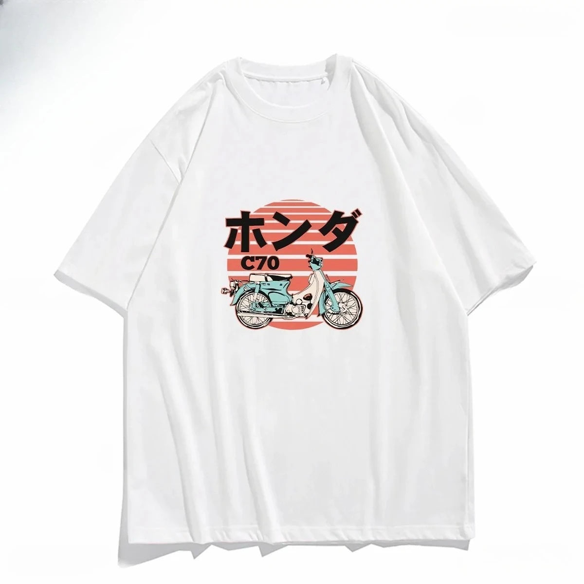Vintage Japanese Motorcycle Printed Tee Unisex