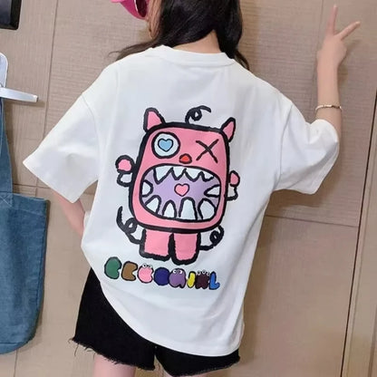 Kids Fashion O-Neck Short Sleeve Top