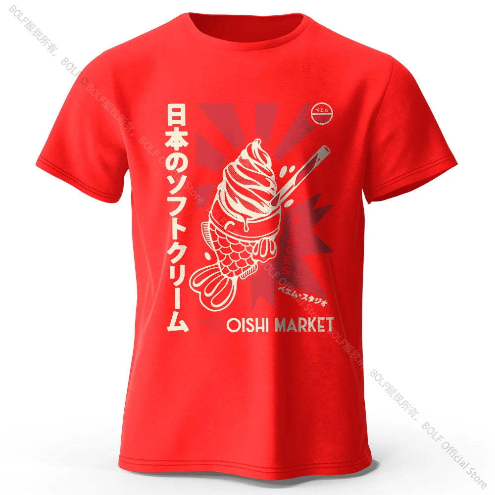 Japanese Foodie Cotton Unisex Graphic Tee