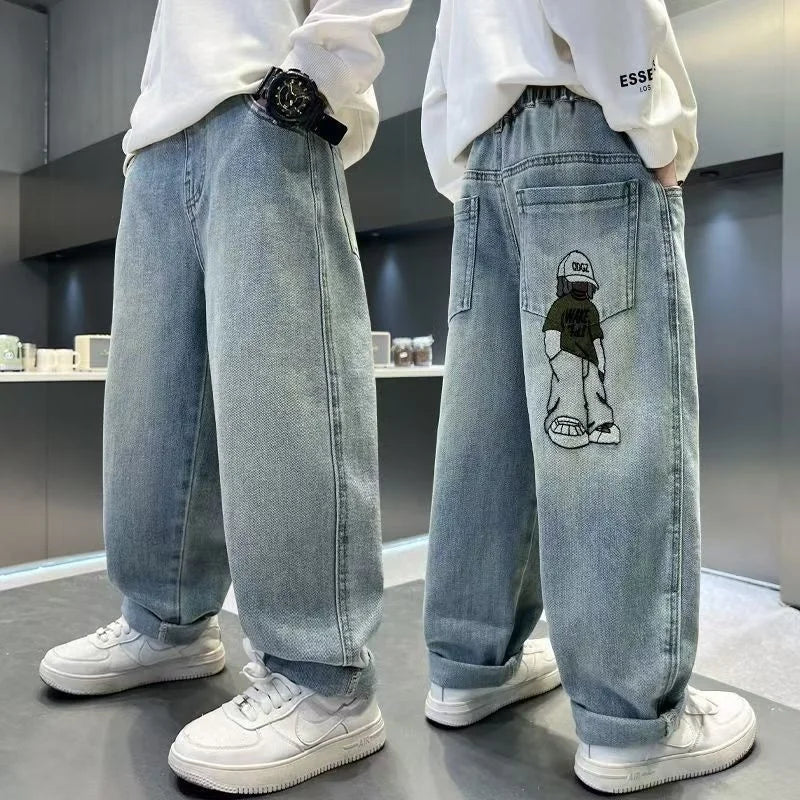 Denim Trousers Jeans Teenager