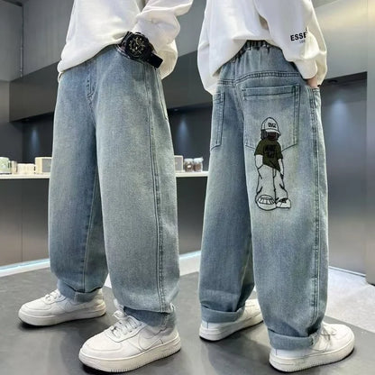 Denim Trousers Jeans Teenager