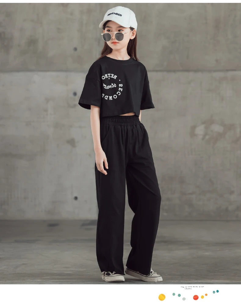 Girls Clothing 2Pcs Set Tops Pants
