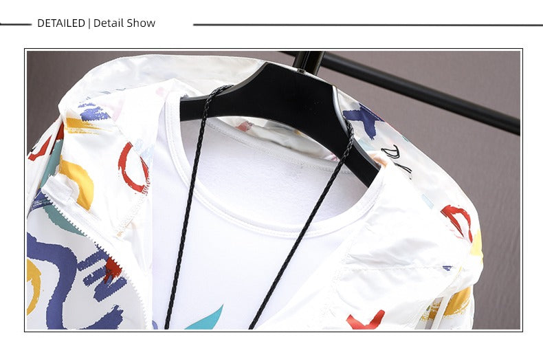 Bear Couple Ultra-Thin Breathable Ice Silk Sun Protection Shirt